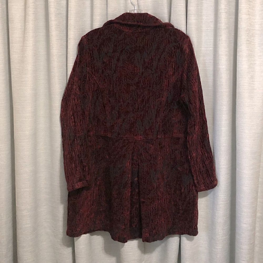 VINTAGE textured velvet button up jacket size S - Picture 10 of 10